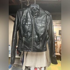 Women's Black Leather Jacket